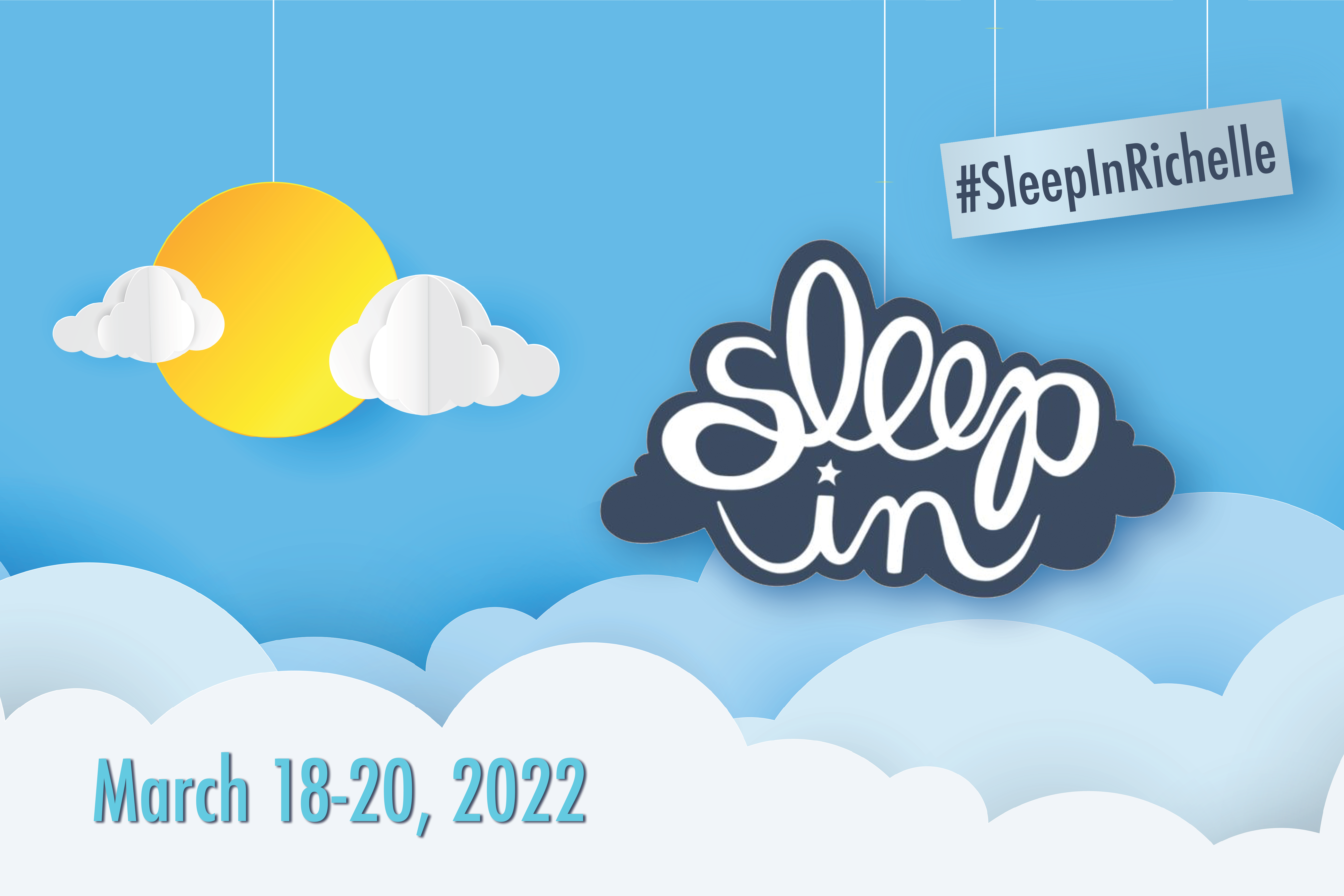 Sleep In fundraiser 2022 Announcement!